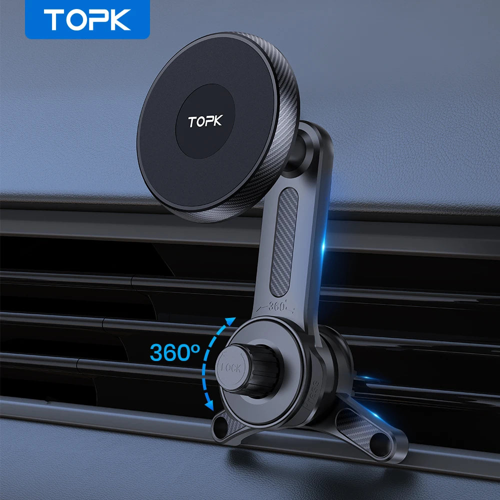 TOPK Magnetic Phone Holder Car Magnetic
